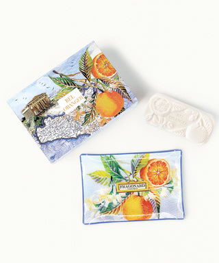 Fragonard Bel Oranger Soap & Dish Set - Aviva Parfumerie