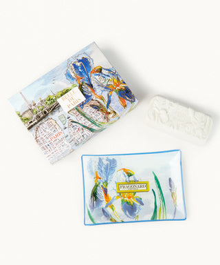 Fragonard Belle de Paris Soap & Dish Set - Aviva Parfumerie