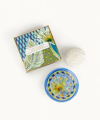 Fragonard Santal Cardamome Soap & soapdish - Aviva Parfumerie