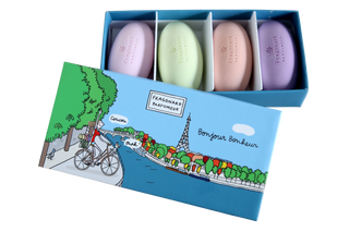 Fragonard Soledad Bonjour Bonheur Soap Gift Box 4x50g - Aviva Parfumerie