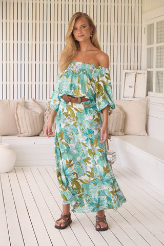 Hallie Maxi - Amaya Print - Aviva Parfumerie