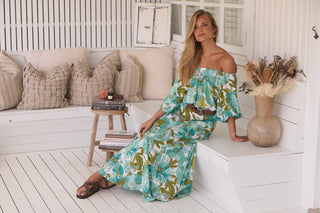 Hallie Maxi - Amaya Print - Aviva Parfumerie