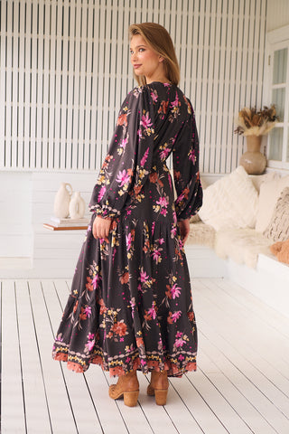 JAASE - Monarch Bloom Print  - Teresa Maxi Dress