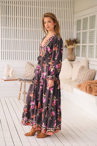 JAASE - Monarch Bloom Print  - Teresa Maxi Dress