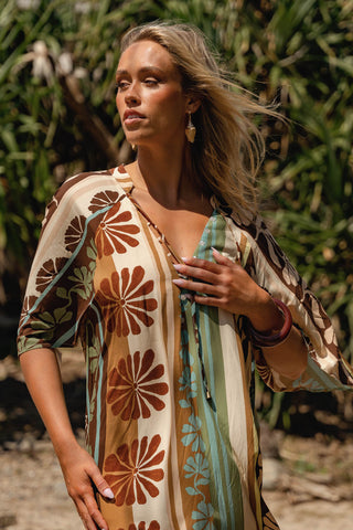 Jaase - Cacao Print Bree Maxi
