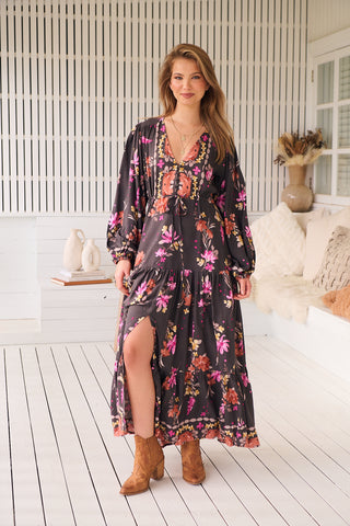 JAASE - Monarch Bloom Print  - Teresa Maxi Dress