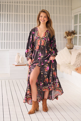 JAASE - Monarch Bloom Print  - Teresa Maxi Dress