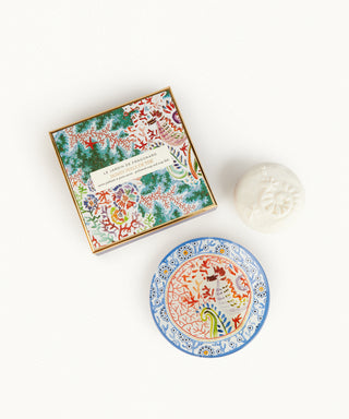 Fragonard Jasmin Perle de The Soap & Dish Set