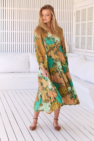 EVE MIDI DRESS - WANDERLUST - Aviva Parfumerie