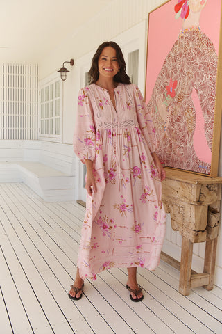 JAASE - MEADOW MAXI DRESS- BLUSHING FIELDS