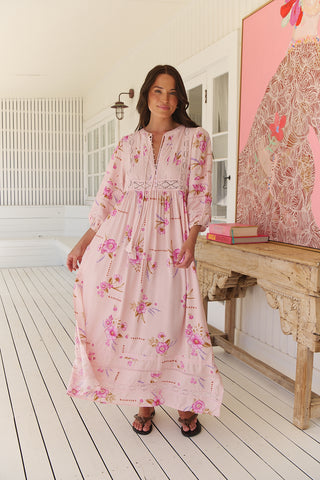 JAASE - MEADOW MAXI DRESS- BLUSHING FIELDS