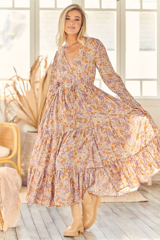 Amity Print Stephanie Maxi - Aviva Parfumerie