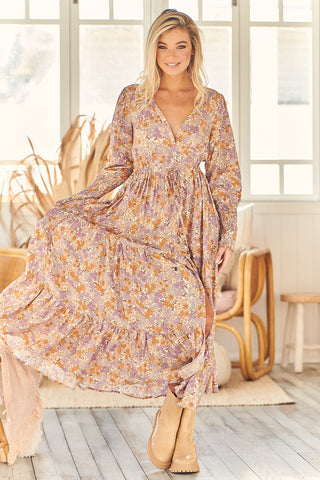 Amity Print Stephanie Maxi - Aviva Parfumerie