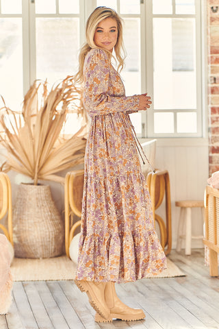 Amity Print Stephanie Maxi - Aviva Parfumerie