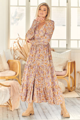 Amity Print Stephanie Maxi - Aviva Parfumerie