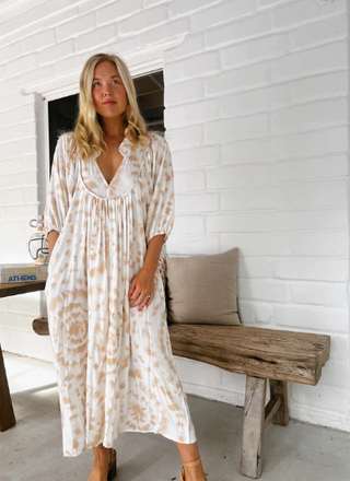 Bohemian Midi Dress Desert Dreamer - Aviva Parfumerie