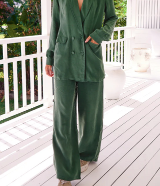 BROOKLYN PANTS  EMERALD FOREST - Aviva Parfumerie